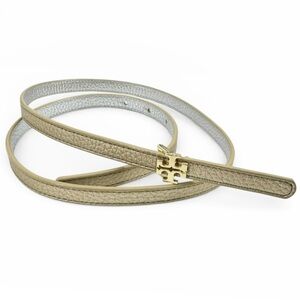 Tory Burch Reversible Logo Skinny Belt